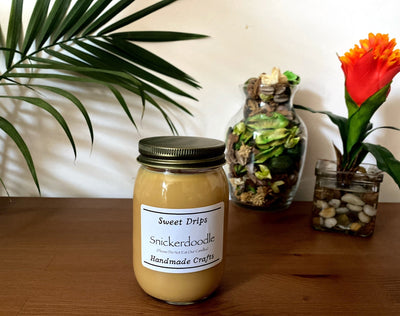 Snickerdoodle scented soy wax candles large