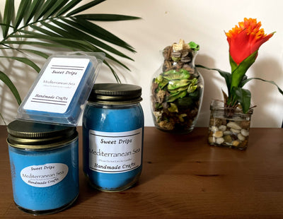 Mediterranean Sea scented soy wax candles
